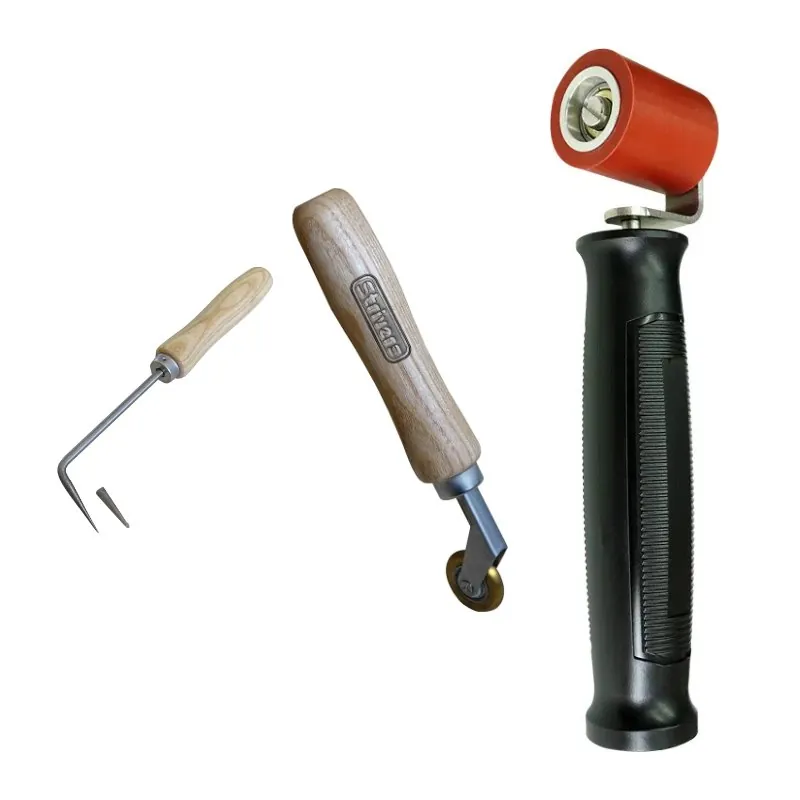 Dachdecker-Werkzeugset: Prüfnadel + Messingrolle 6 mm + Silikonrolle 40 mm